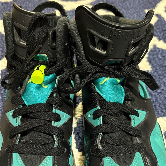 Nike Air Jordan 6 Retro Turbo Green/Volt Sneakers - Picture 3 of 9